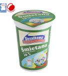 Strzałkowo Śmietana ukwaszona 18% 400 g