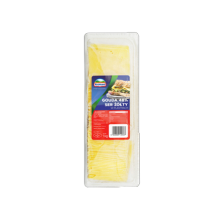 Hochland Ser Gouda plastry 1 kg Hochland Ser Gouda plastry 1 kg
