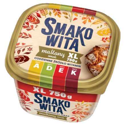 Smakowita maślany smak Margaryna 750 g Smakowita maślany smak Margaryna 750 g