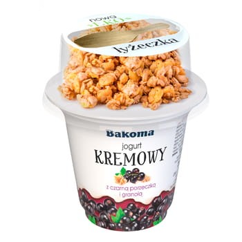 Jogurt Kremowy Czarna Porzeczka Z Granolą 230 g a640b195ec93107914e3b4d4c7e6af8e
