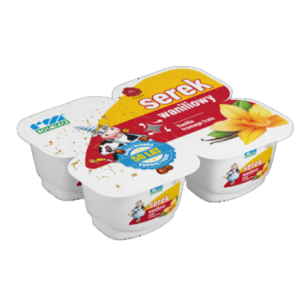 Serek Homogenizowany Waniliowy 150 g Rolmlecz 4Pak