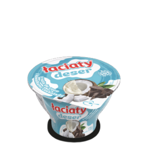 Deser Na Bazie Maślanki Z Nata De Coco I Kawałkami Czekolady Mlekpol 170 g
