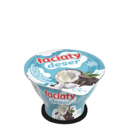 Deser Na Bazie Maślanki Z Nata De Coco I Kawałkami Czekolady Mlekpol 170 g Deser Na Bazie Maślanki Z Nata De Coco I Kawałkami Czekolady Mlekpol 170G