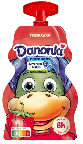 Danonki truskawka Jogurt 70 g