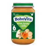 Przecier dla niemowląt morele, banany i jabłka po 6 miesiącu BoboVita 190 g