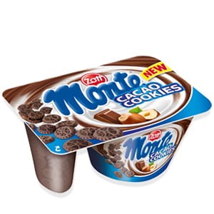 Zott Monte Deser Mleczny + Choco Balls/cacao Cookies 125 g