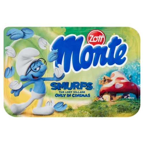Zott Monte Smurfs Deser mleczny 125 g 772fe53b474b05eba4032dba2728f699