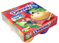 Danonki Mega brzoskwinia-gruszka jagoda Twarożek 360 g 4 sztuki