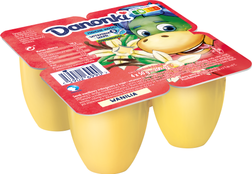 Danonki smak waniliowy Twarożek 200 g 4 sztuki