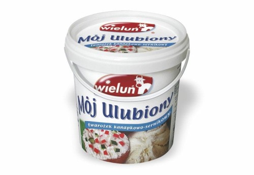 Wieluń Mój Ulubiony Twarożek kanapkowo-sernikowy 1 kg 6fc4aeb617f7b01fecab7411c3f89838