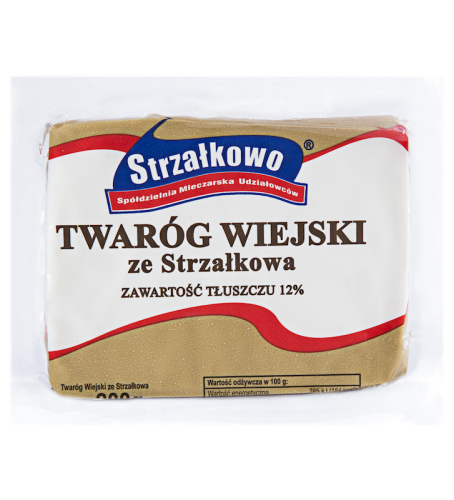 Strzałkowo Twaróg wiejski 200 g 8be1d9acb632d18517d0a2cf2115d2dd