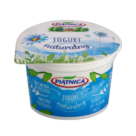 Jogurt 100 g Piątnica Jogurt Naturalny 100G Piątnica
