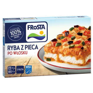 Mrożonka FRoSTA Ryba z pieca z sosem włoskim 345 g