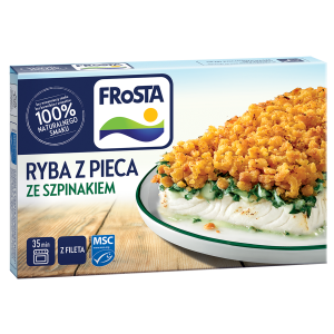Mrożonka FRoSTA Ryba z pieca ze szpinakiem 360 g