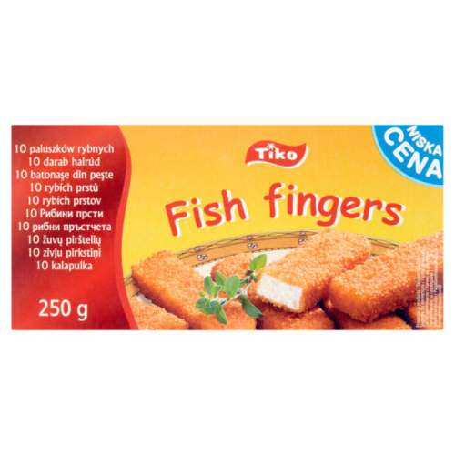 Mrożonka Tiko Fish fingers paluszki rybne 250 g 6ff3da1e597ddc326b6a29496b0b2133