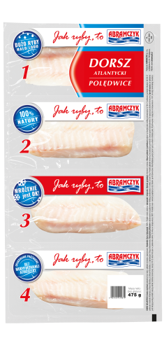 Abramczyk Dorsz Atlantycki Polędwice 450 g