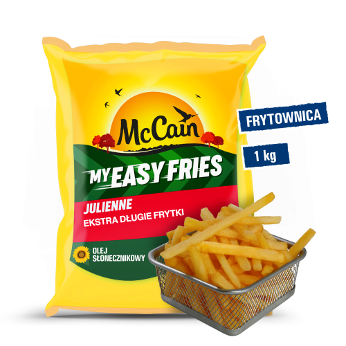 Mrożonka McCain My Easy Fries Julienne Frytki ekstra długie 1 kg 3e28183da68c6512141f563a5e30c898