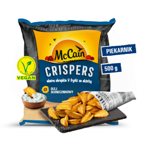 Mrożonka McCain Crispers Ekstra chrupkie V frytki ze skórką 500 g