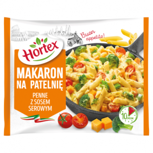 Mrożone Hortex Makaron na patelnię serowy 450 g
