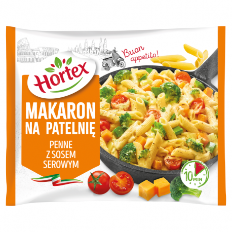 Mrożone Hortex Makaron na patelnię serowy 450 g 63303ec2b732bad58369b175e127eeb6