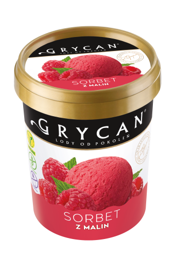 Lody familijne sorbet z malin 500 ml Grycan Lody familijne sorbet z malin 500ml Grycan