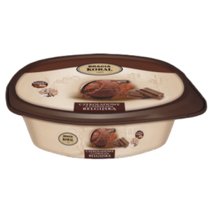 Lody Bracia Koral jak dawniej Czekolada z belgijską czekoladą 900 ml