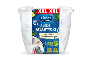 Lisner Filety śledziowe w sosie śmietanowym 700 g