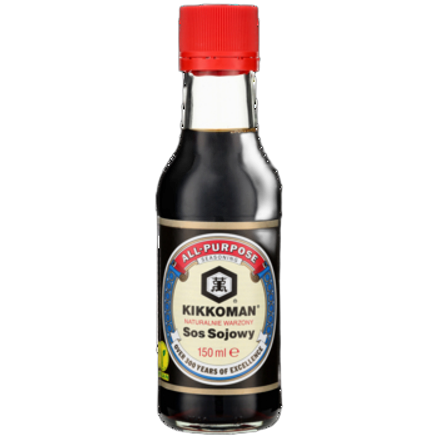 Develey Sos Sojowy Kikkoman Warzony 150 ml Develey Sos Sojowy Kikkoman Naturalnie Warzony 150 ml