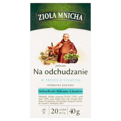Big-Active Zioła Mnicha na odchudzanie Suplement diety Herbatka ziołowa 40 g 20 torebek 89f3e179b2bf36da3c5ca4f11d2f8510