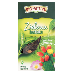 Big-Active Herbata zielona z kawałkami opuncji liściasta 100 g 2329880fd529db2ded3a6ccd899b3862