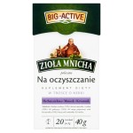 Big-Active Zioła Mnicha na oczyszczanie Suplement diety Herbatka ziołowa 40 g 20 torebek