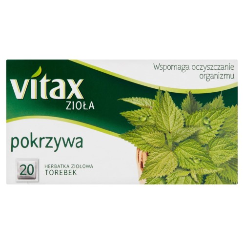 Vitax Zioła Pokrzywa Herbata ziołowa 30 g 20 torebek 700e8bd218c4d74ebe8111330aecf25d
