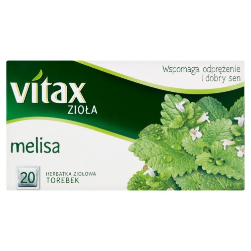Vitax Zioła Melisa Herbata ziołowa 30 g 20 torebek 3f1bd8caf9d07031b52bbd870c0c9d42