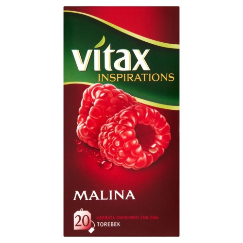 Vitax Inspirations Malina Herbata owocowo-ziołowa 40 g 20 torebek 8386e430af2f404a0d96e81f98688a59
