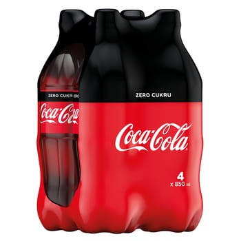 Coca-Cola Zero 850 ml X4 cb12ba8f11b716a686e34b3c2aa08fd1