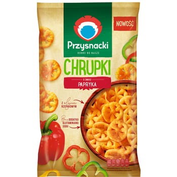 Przysnack chrupki papryka 120 g 318357a6c8fc47dc3fc203182dfc2243