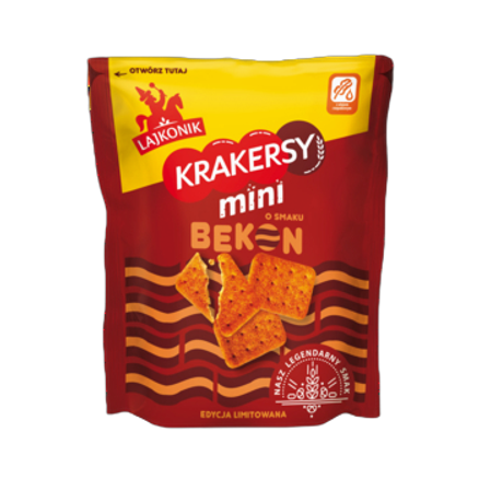 Laj krakersy mini bekon 100 g Laj krakersy mini bekon 100g