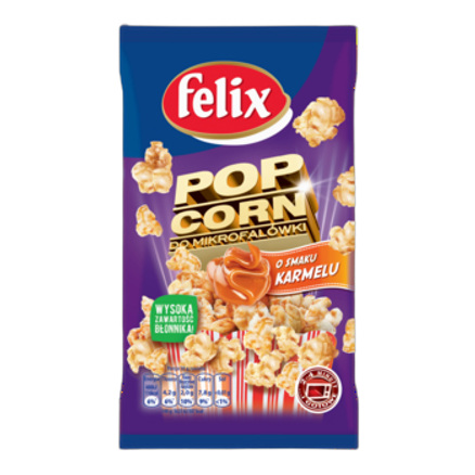 Felix popcorn karmelowy 90 g Felix popcorn karmelowy 90g