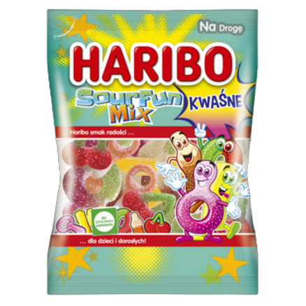 Haribo sourfun mix kwaśne 160 g Haribo sourfun mix kwaśne 160g