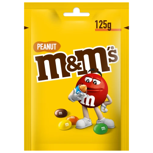 M&Ms peanut 125 g M&amp;Ms peanut 125g