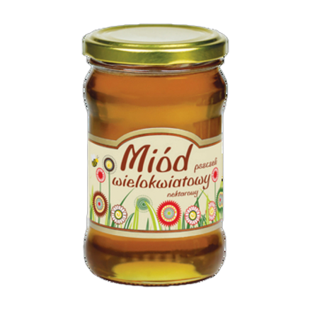 Bar.Miód wielokwiatowy 370 g Bar.Miód wielokwiatowy 370g