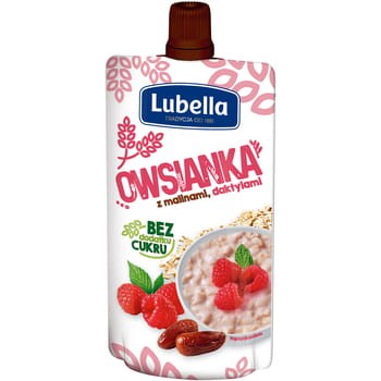 Lubella Owsianka malinowa i daktylowa 100 g 29a26e55f36278009fef43a9e069626b