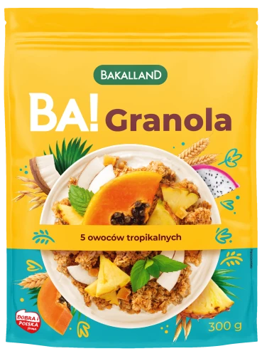 Bak.Granola 5 owoców trop.300g