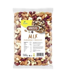 Kresto mix żurawina i orze.1 kg