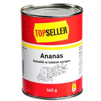 Tops ananas kawałki w syr.565 g 686e6a7209d0aec9d68b0b28e2bfe342