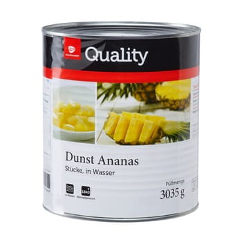 Tgq ananas kawałki woda 3 kg 9852ef30a088949f3face52c53b404c4