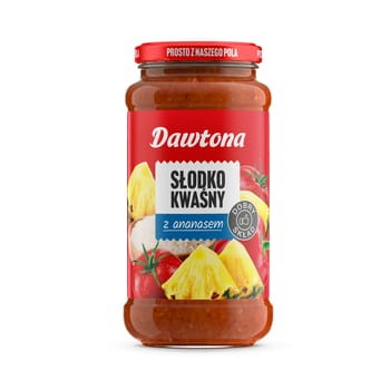 Dawtona Sos słodko-kwaśny 520 g 6d1f5919f74ee704e6e31b94122400db