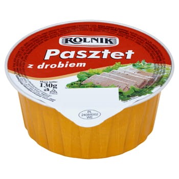 Rolnik pasztet z drobiem 130 g c73a2b7e4df0c3437491d8d12b44cec4