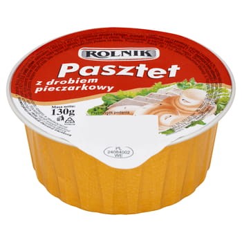 Rolnik pasztet drob.piecz 130 g 3f3320412290e84af9315ea953efc552