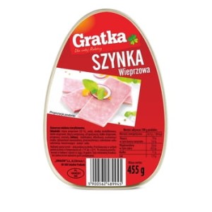 Gratka szynka wieprzowa 455 g